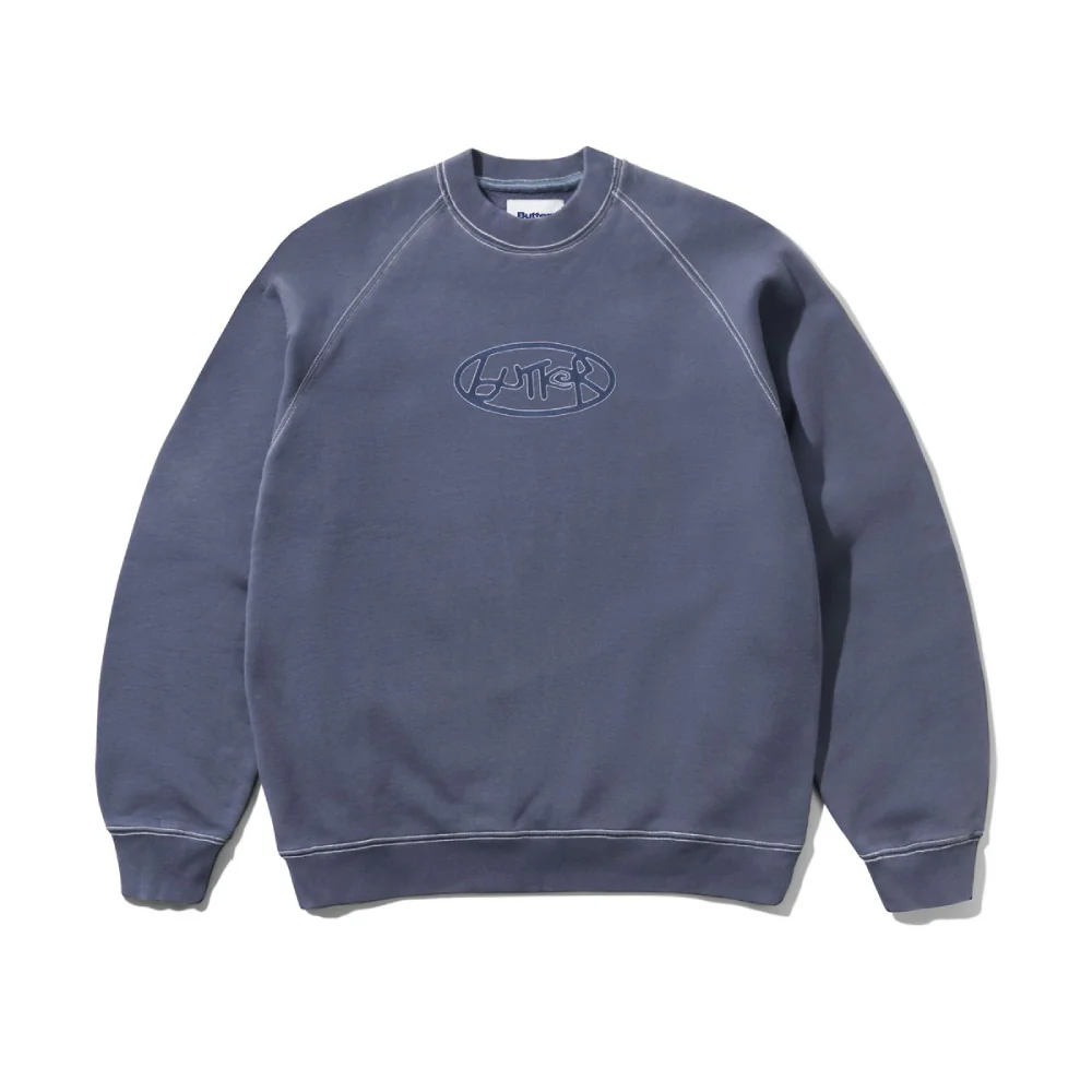 Butter Goods Abseil Crewneck Washed Navy