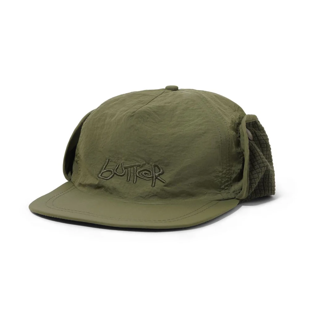 Butter Goods Abseil Earflap Cap Army