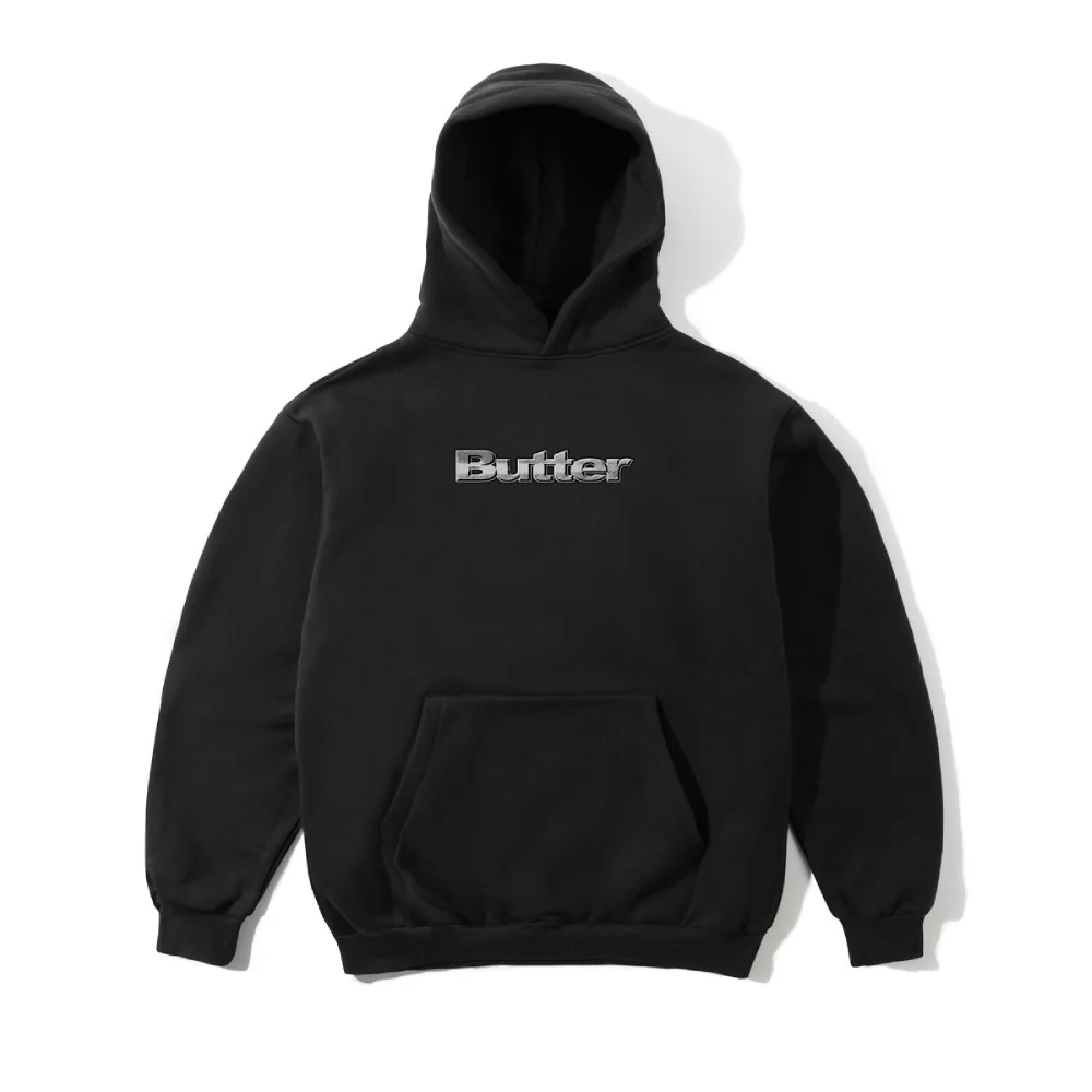 Butter Goods Alloy Logo Pullover Hood Black