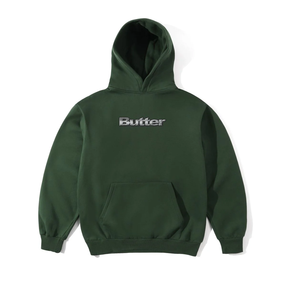 Butter Goods Alloy Logo Pullover Hood Bottle Green