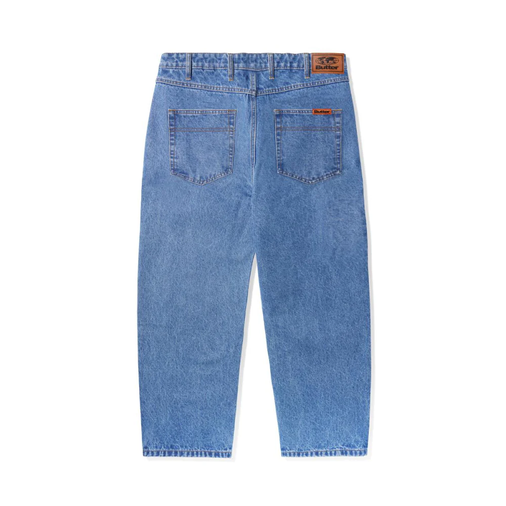 Butter Goods Baggy Denim Jeans Washed Indigo - Image 2