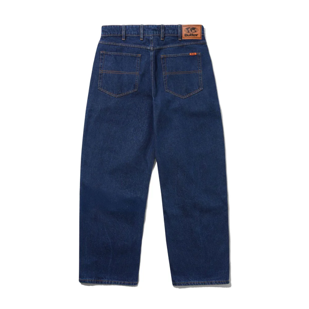 Butter Goods Relaxed Fit Denim Jeans Dark Indigo - Image 2