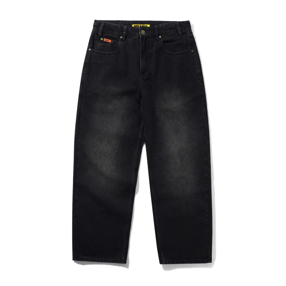 Butter Goods Relaxed Fit Denim Jeans Flat Black