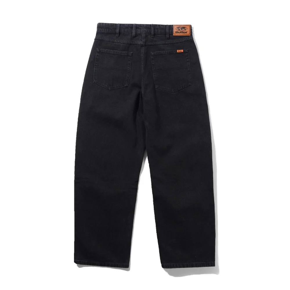 Butter Goods Relaxed Fit Denim Jeans Flat Black - Image 2