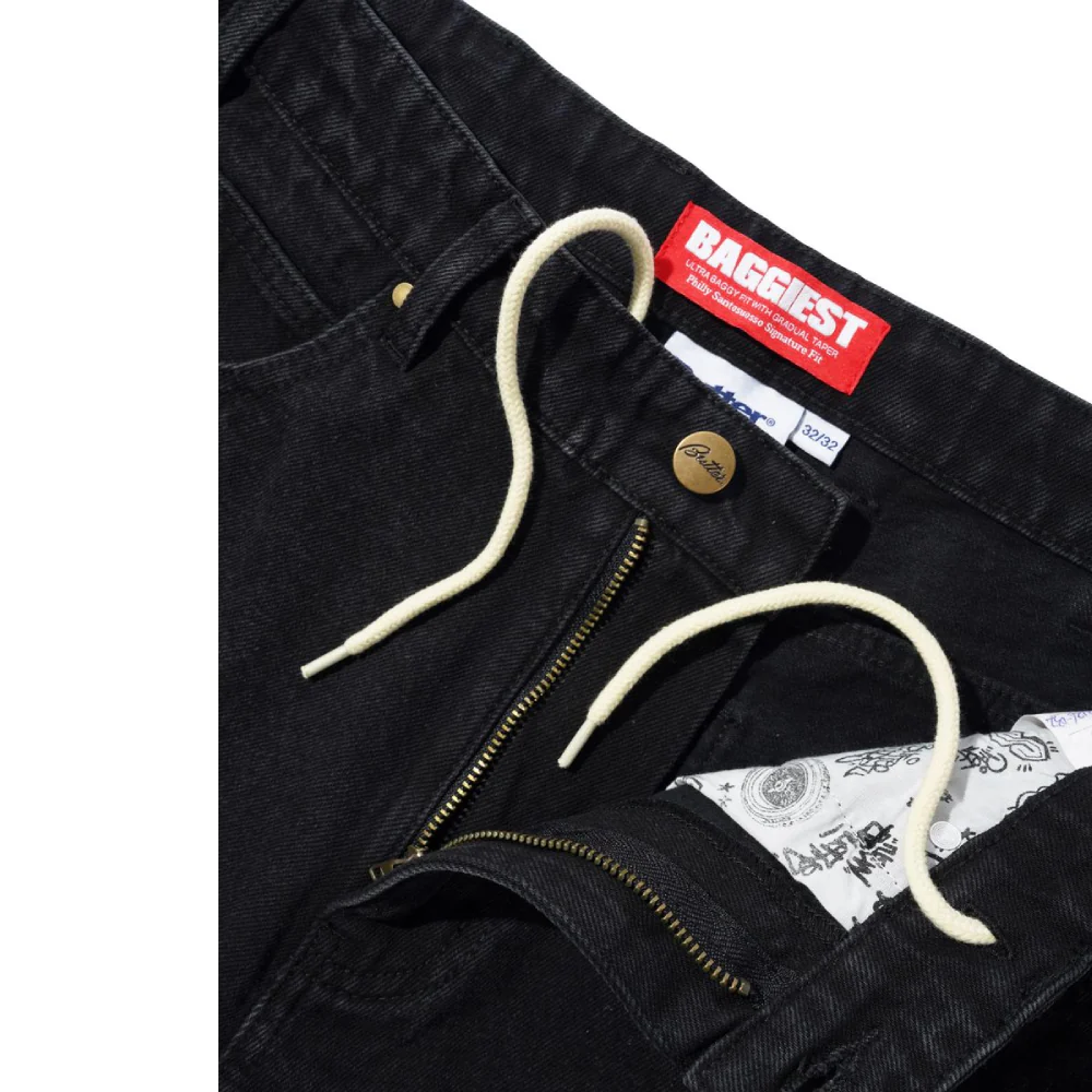 Butter Goods Santosuosso Denim Jeans Flat Black - Image 4