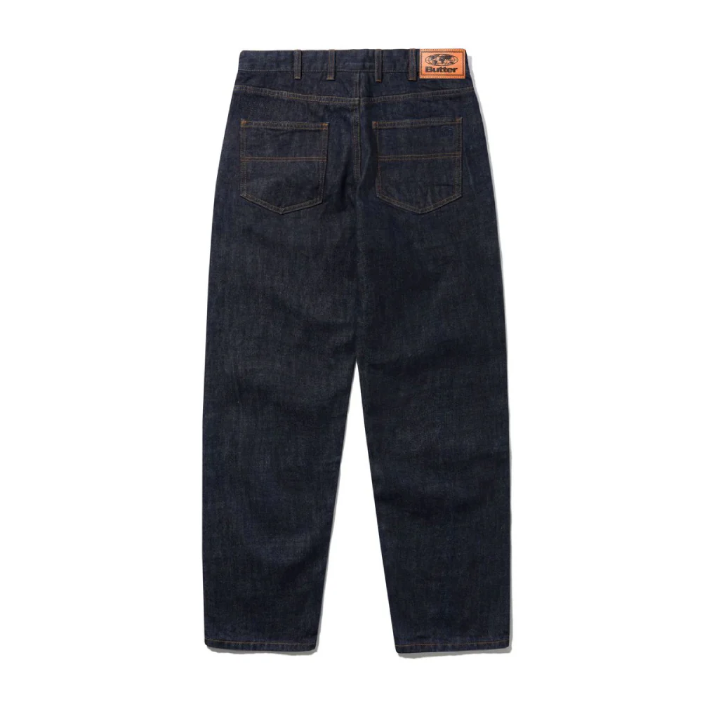 Butter Goods Straight Leg Denim Jeans Selvedge Blue - Image 2