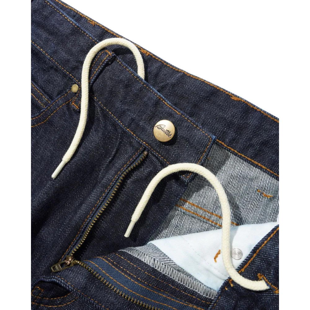 Butter Goods Straight Leg Denim Jeans Selvedge Blue - Image 3