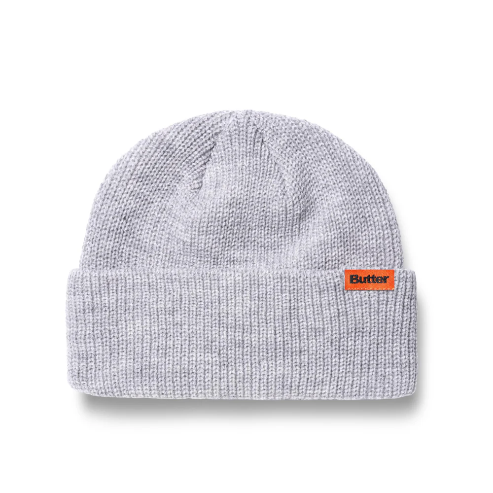 Butter Goods Tall Wharfie Beanie Ash