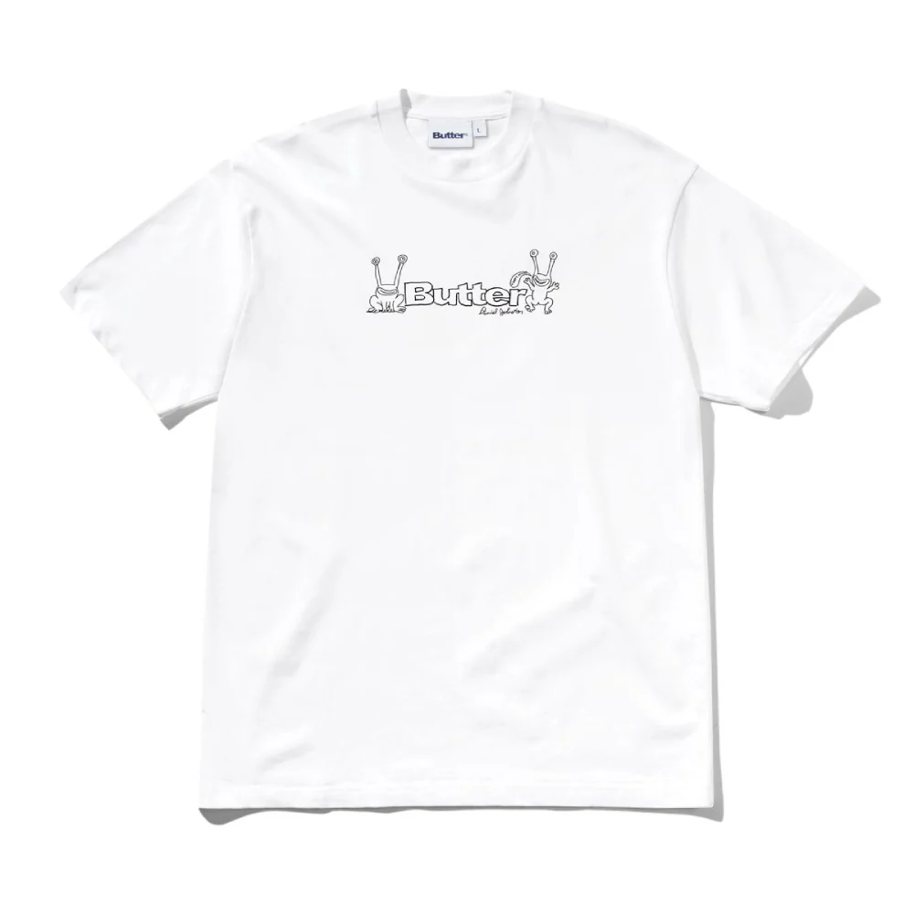 Butter Goods x Daniel Johnston Frog Logo T-Shirt White