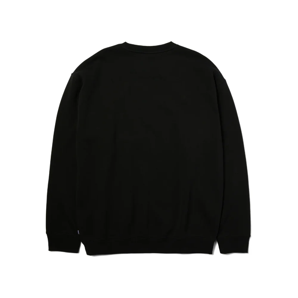 Huf Big Block Crewneck Black - Image 2