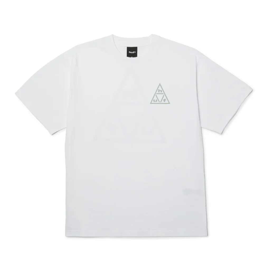 Huf Triple Triangle T-Shirt White/Grey