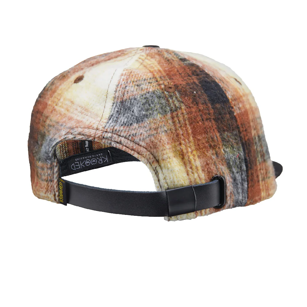 Krooked Double OK Strapback Flannel/Black Hat - Image 2