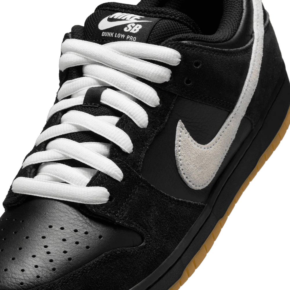 Nike Dunk SB Dunk Low Pro Black/White/Gum - Image 8