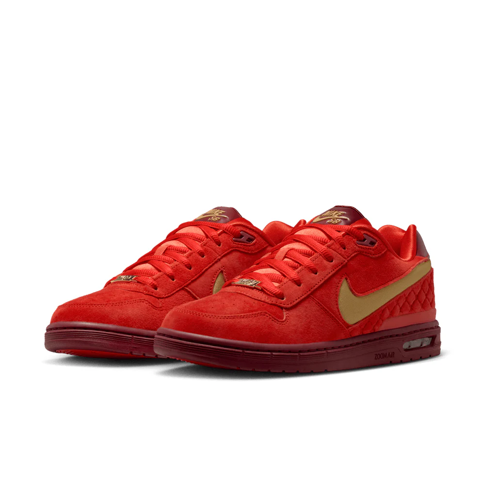 Nike Paul Rodriguez Zoom Air Low Habanero Red/Club Gold/Team Red - Image 4