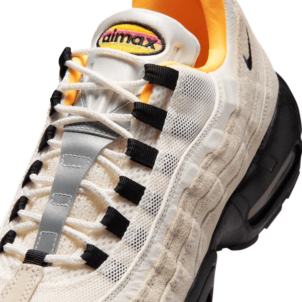 Nike SB Air Max 95 Club 58 Sail/Black/Lazer Orange - Image 4