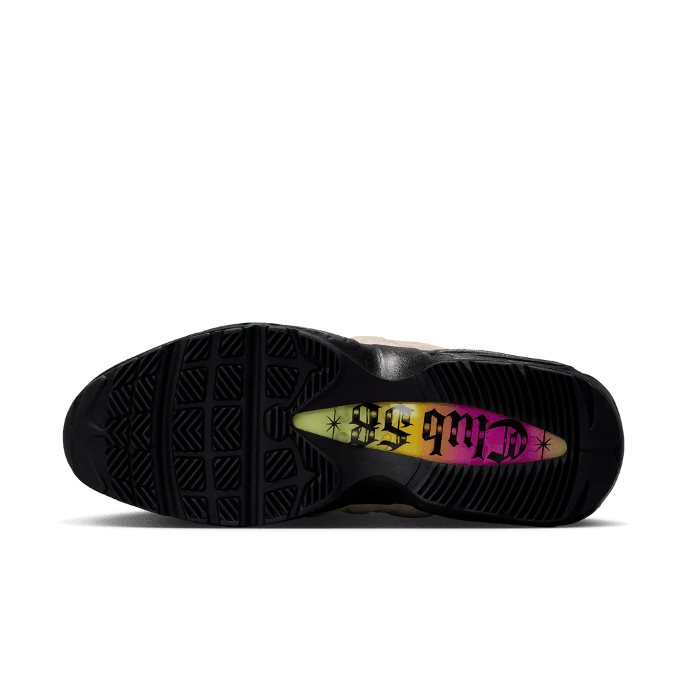 Nike SB Air Max 95 Club 58 Sail/Black/Lazer Orange - Image 8