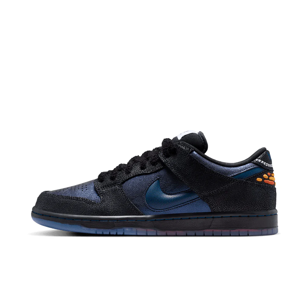 Nike SB Dunk Low Pro x Bluetile Black / Marina / White / Campfire Orange` - Image 2