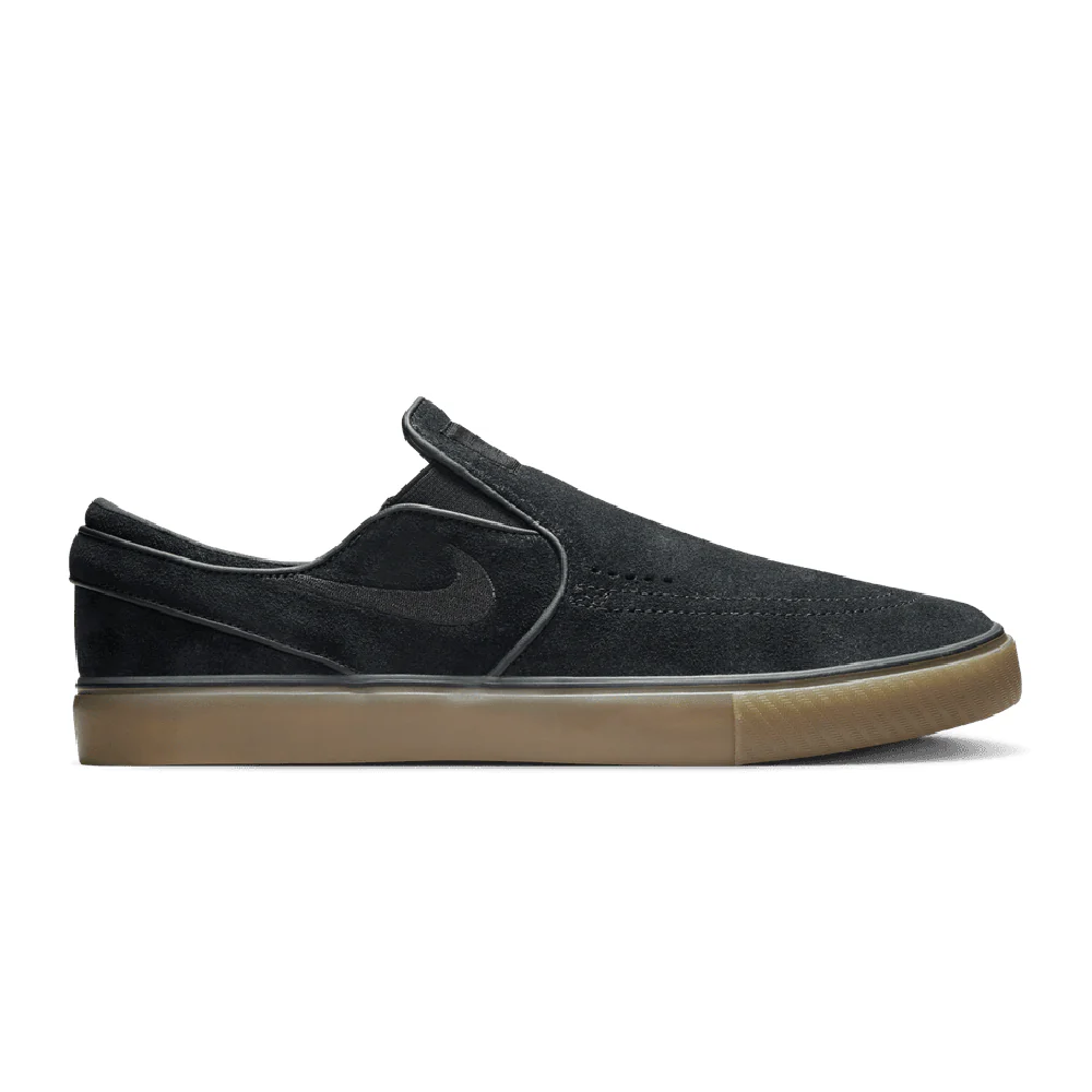 Nike SB Janoski+ Black/Gum Slip-On