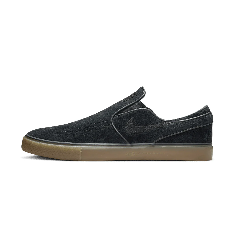 Nike SB Janoski+ Black/Gum Slip-On - Image 2