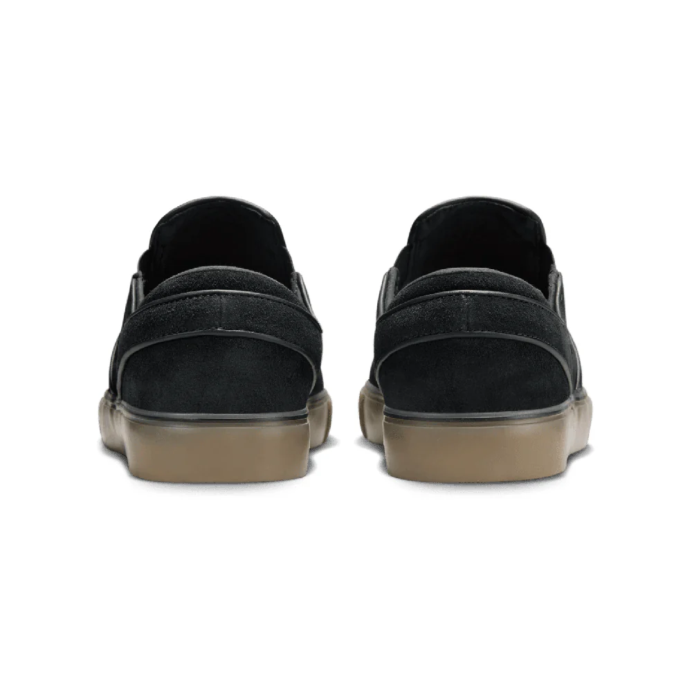 Nike SB Janoski+ Black/Gum Slip-On - Image 4