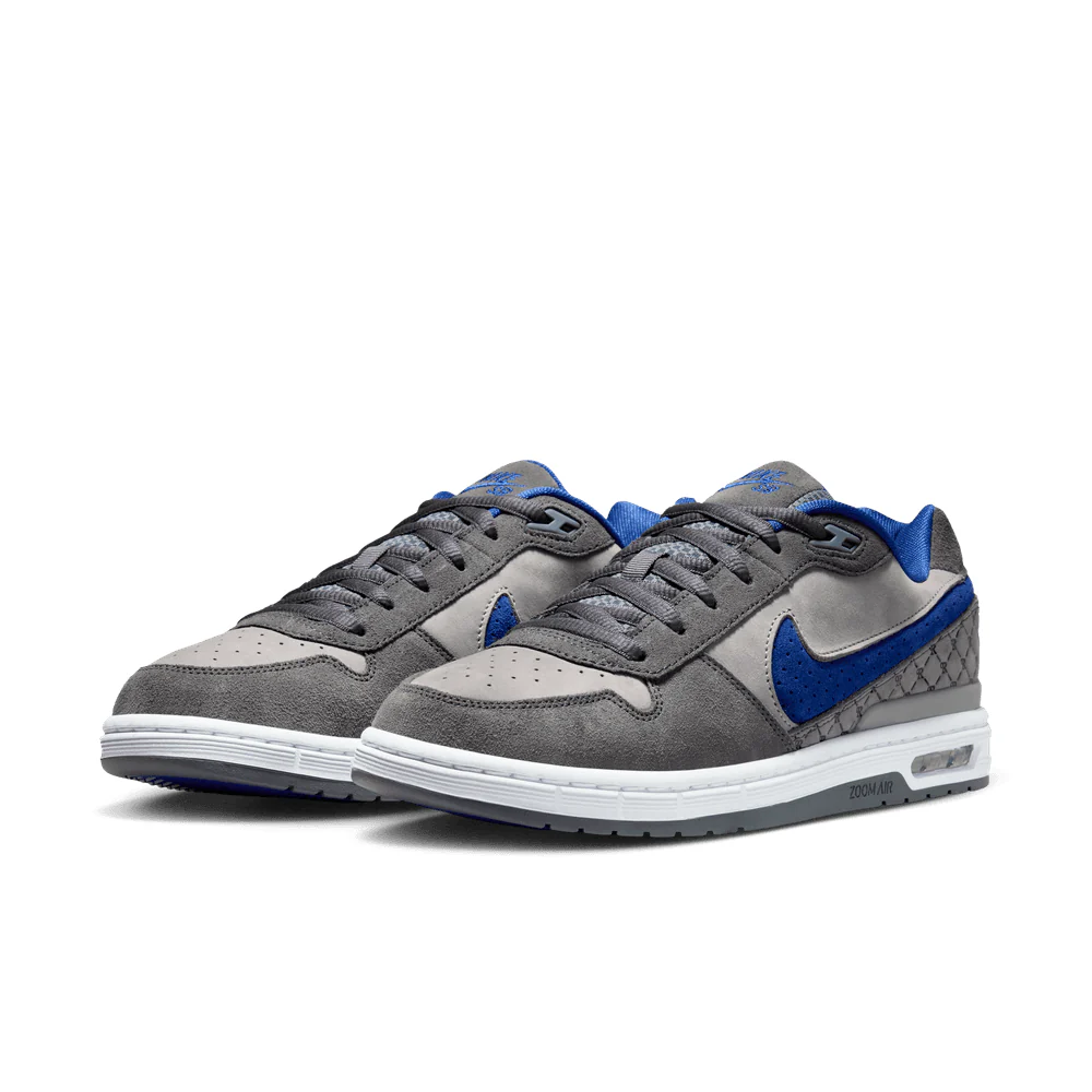 Nike SB Paul Rodriguez Zoom Air Low Flint Grey / Deep Royal Blue - Image 2