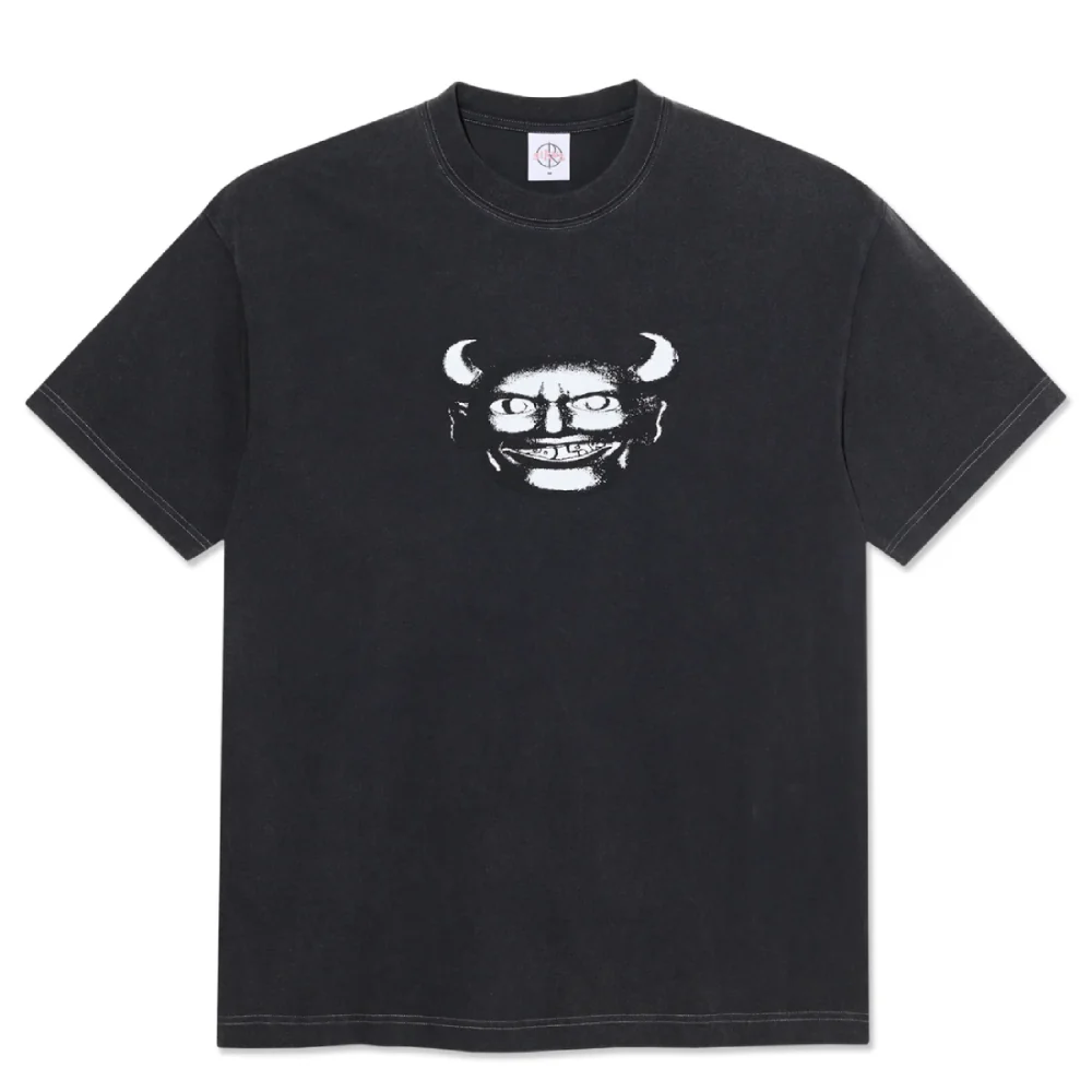 Polar Devil T-Shirt Silver/Black