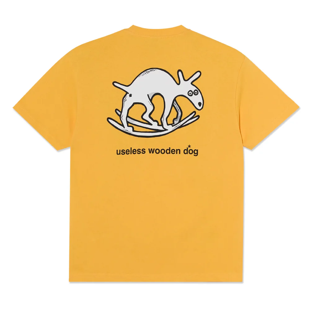 Polar Useless Wooden Dog Yellow T-Shirt - Image 2