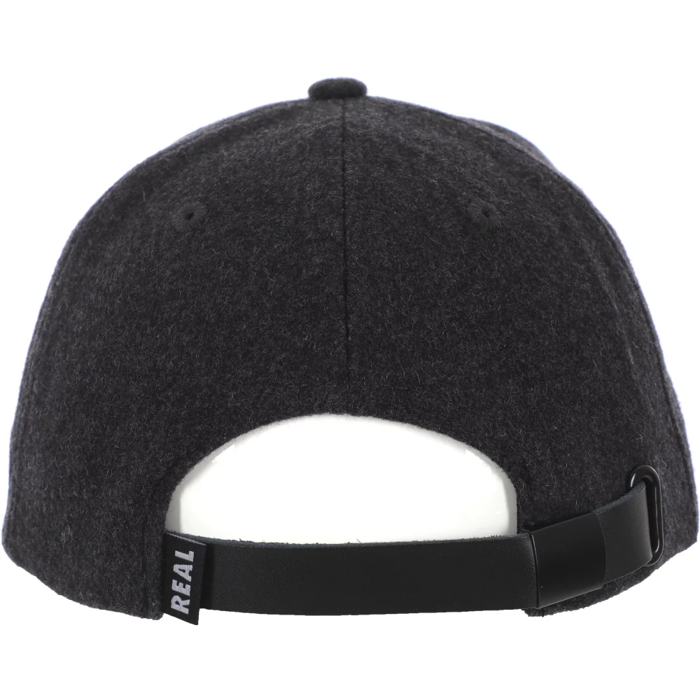 Real Curbs Strapback Cap Charcoal - Image 2