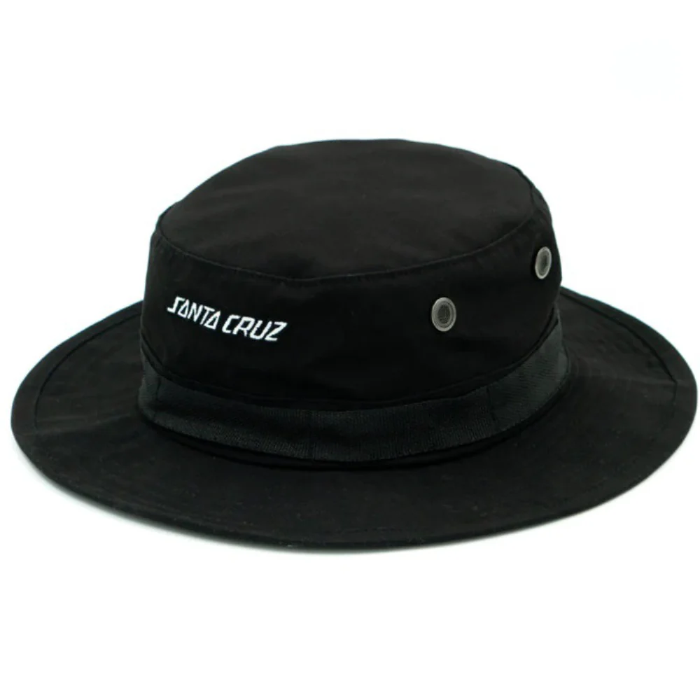 Santa Cruz Classic Strip Boonie Hat Black - Image 2