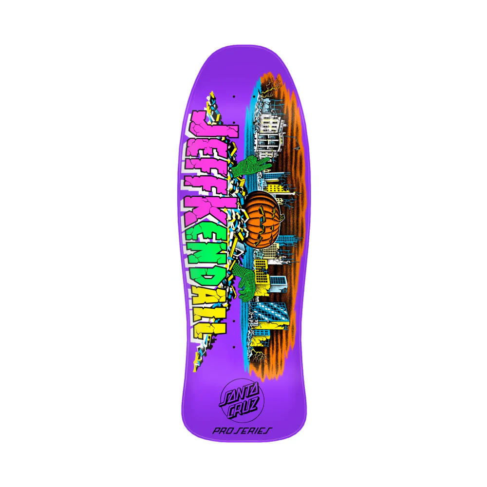 Santa Cruz Kendall Pumpkin Reissue Deck 10