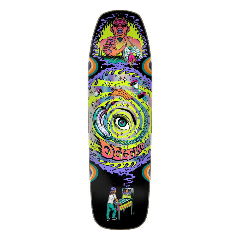 Santa Cruz Pinball Vision Delfino Deck 9.14