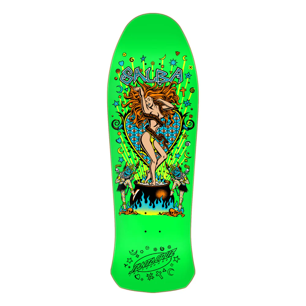 Santa Cruz Skateboards Salba Witch Doctor Reissue 10.4 Deck