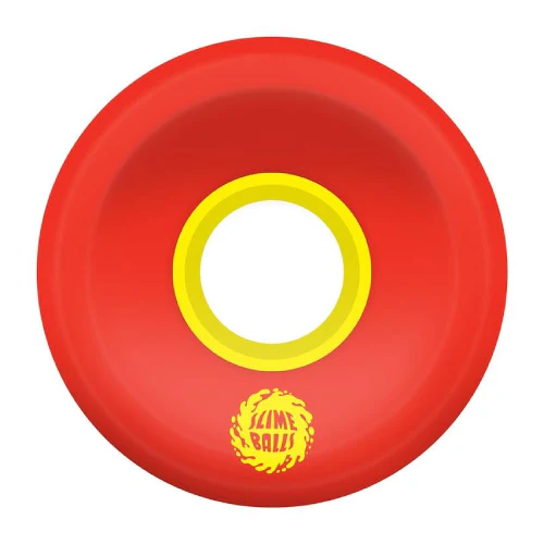 Slime Balls OG Slime Wheels Red/Yellow 60mm 78A - Image 2