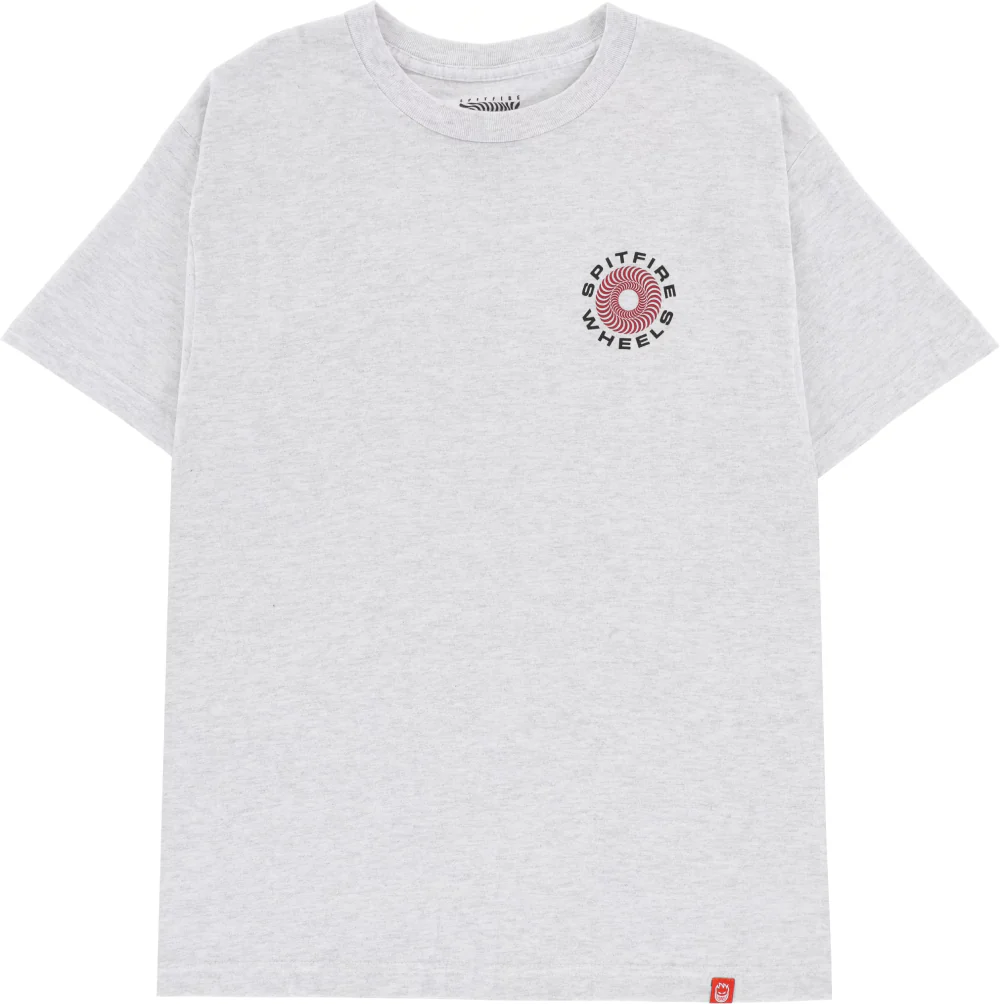 Spitfire Classic '87 Swirl Fade Fill T-Shirt Ash