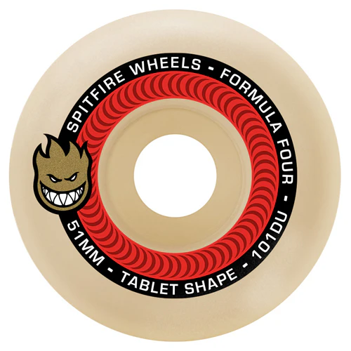 Spitfire Formula Four 101 Tablet Shaped Wheels 52mm