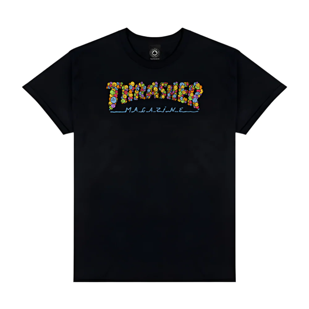 Thrasher Smile T-Shirt Black
