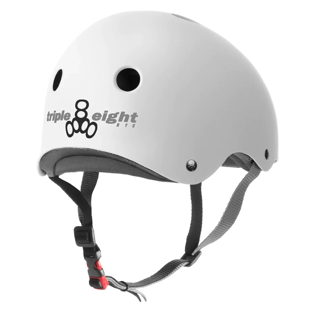 Triple 8 THE Certified Helmet SS White Matte - Image 2