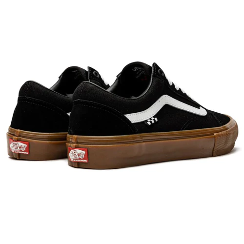 Vans Skate Old Skool Black/Gum/White - Image 2