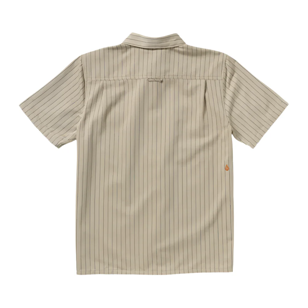 Volcom Trade Stone Short Sleeve Shirt Light Khaki - Image 2