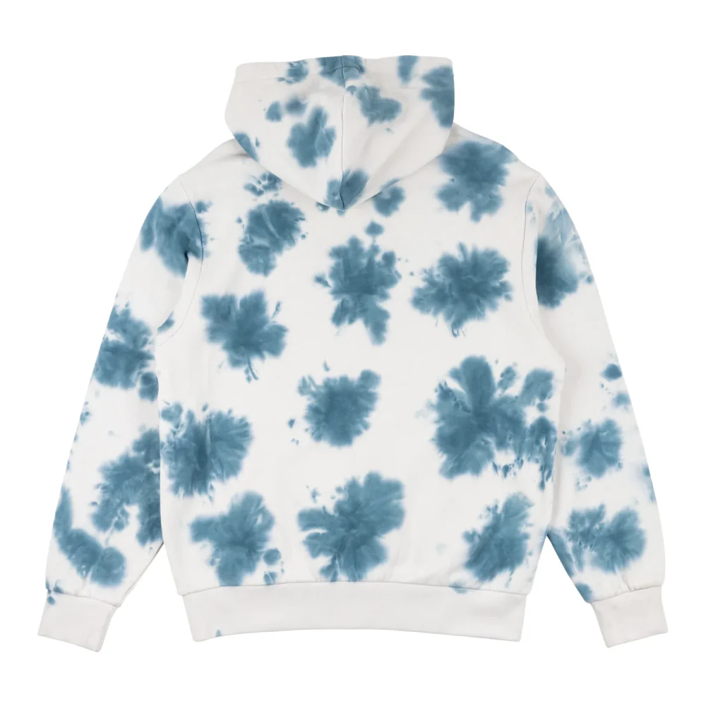 Welcome Inkblot Tie-Dyed Pullover Hoodie Bone/Mist - Image 2