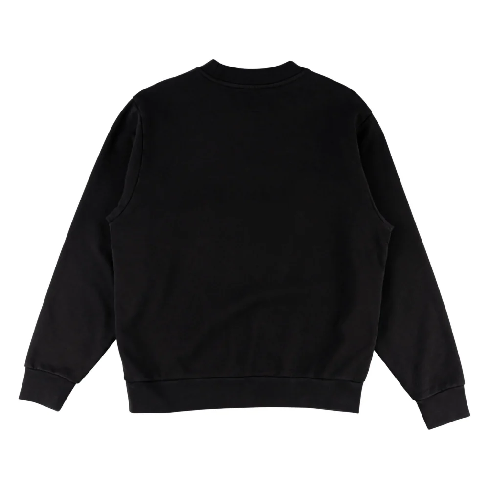 Welcome Student Embroidered Pigment Dyed Crew Black - Image 2